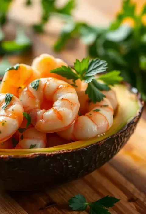 Авокадо, запечене з креветками: корисний рецепт
