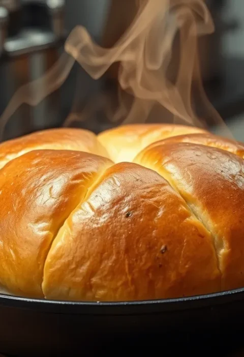 Булочки на сковороді без дріжджів