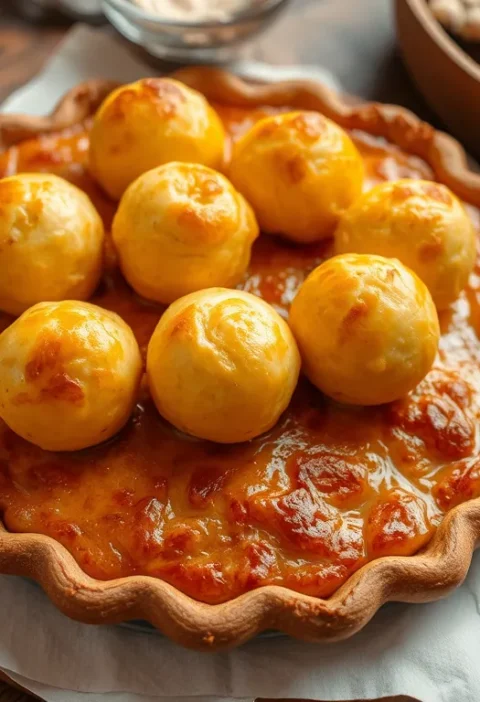 Пляцки з сирними кульками: оригінальна випічка