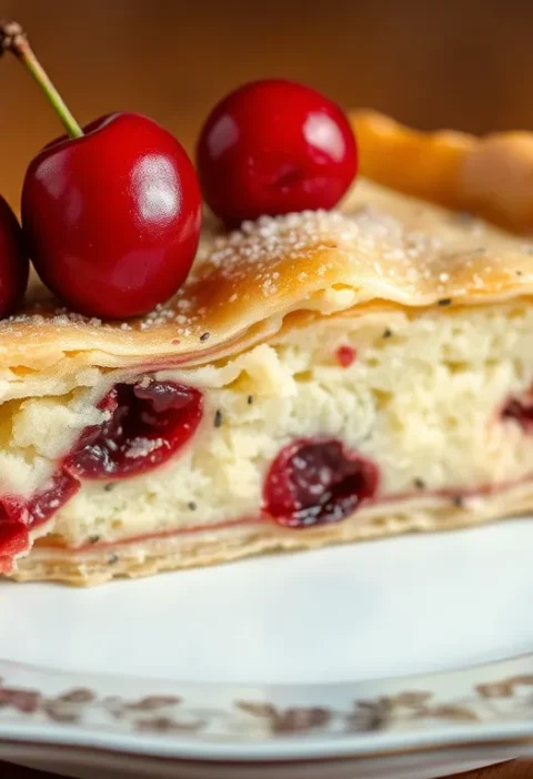 Пляцки з вишнями і маком: смачна класика