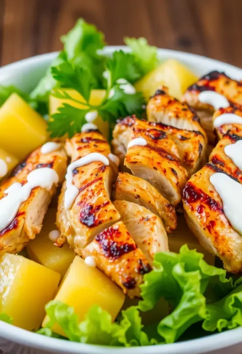 Салат з куркою і ананасами: ніжне поєднання