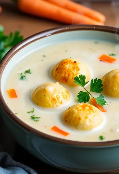Суп з сирними кульками: оригінальний рецепт