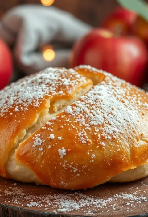 Булочки до чаю з яблуками: класичний смак